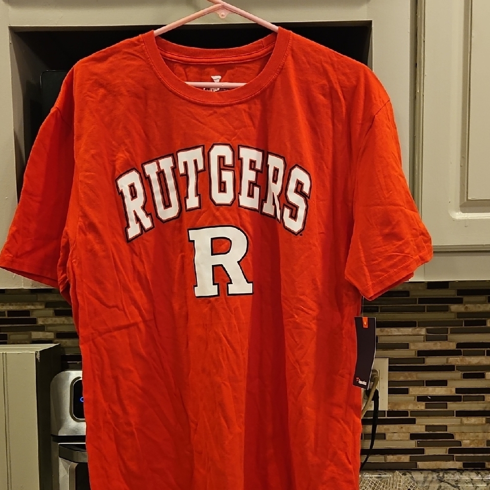 Fanatics Red Rutgers University Short Sleeve Tee